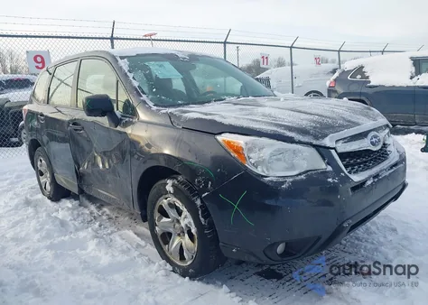 2015 Subaru Forester 2.5I from USA, damaged, VIN JF2SJAAC8FH823792